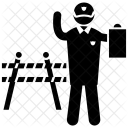 256x256 Closed Gateway Icon Of Glyph Style