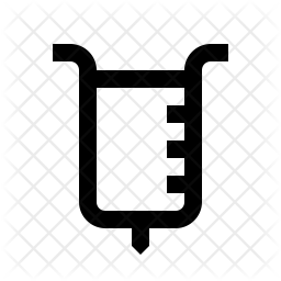 256x256 Rain Gauge Icon Of Line Style