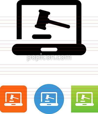 400x463 Online Gavel Icon