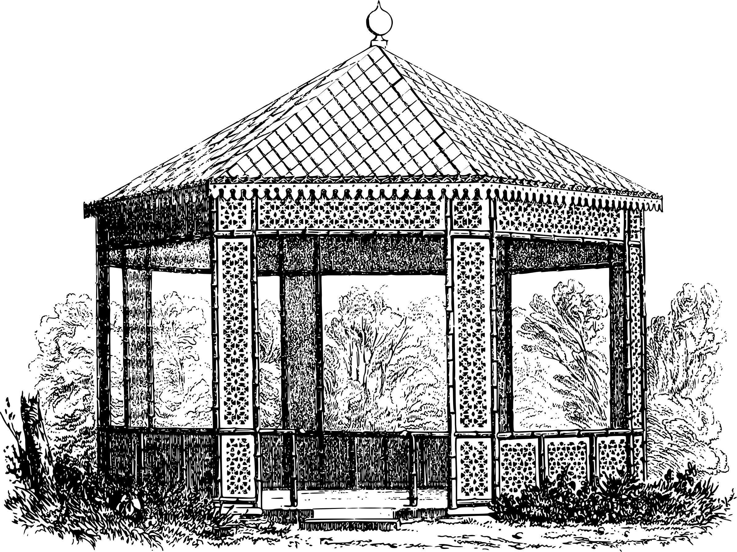 2396x1794 Vintage Gazebo Icons Png