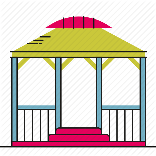 512x512 Garden, Gazebo, Outdoor, Park Icon