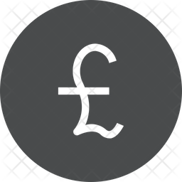 256x256 Gbp Icon Of Glyph Style
