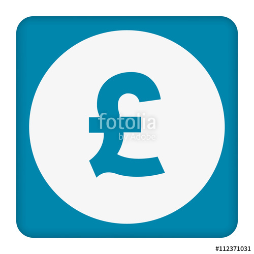 500x500 Pound Sign Icon Gbp Currency Symbol Money Label Vector