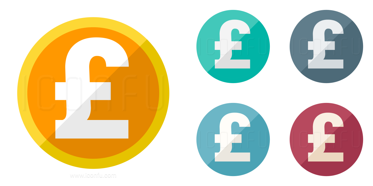 1200x600 Currency Pound Icon