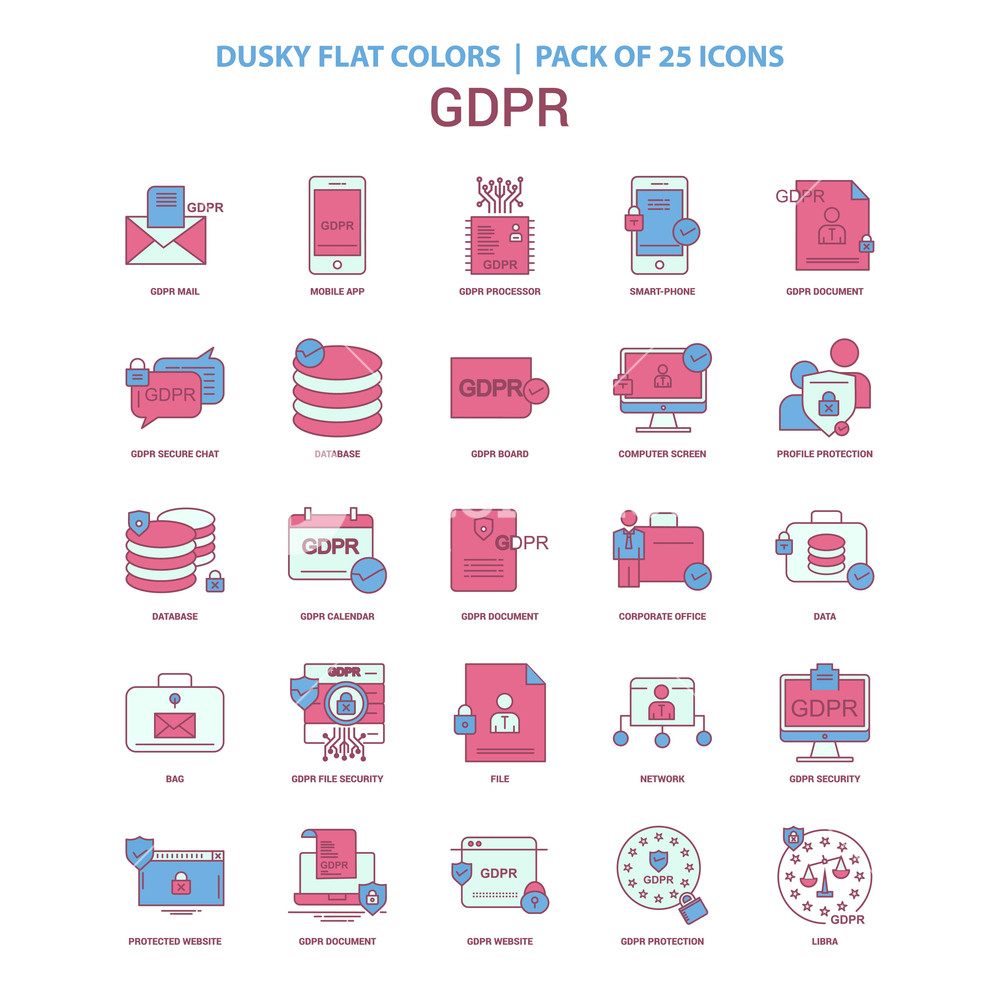 1000x1000 Gdpr Icon Dusky Flat Color