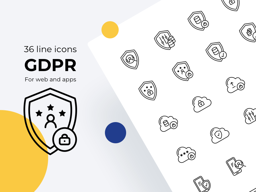 893x670 Gdpr Line Icons