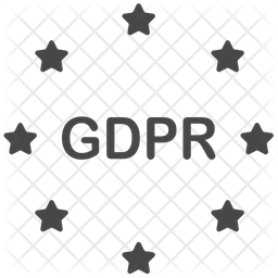 256x256 Gdpr Icon Of Glyph Style