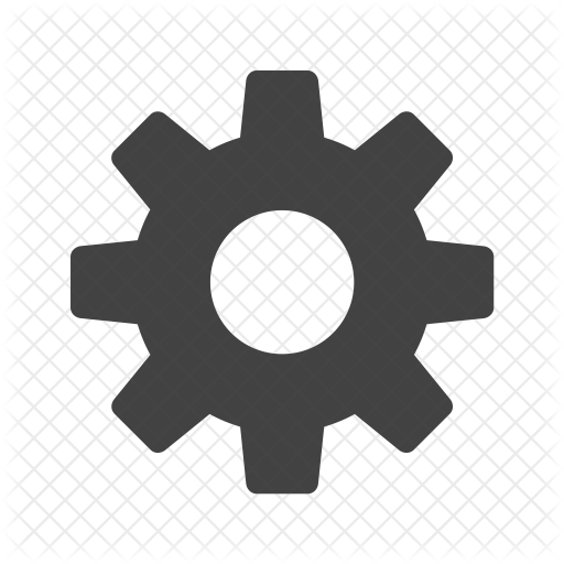 512x512 Setting Gear Icon Of Isometric Style