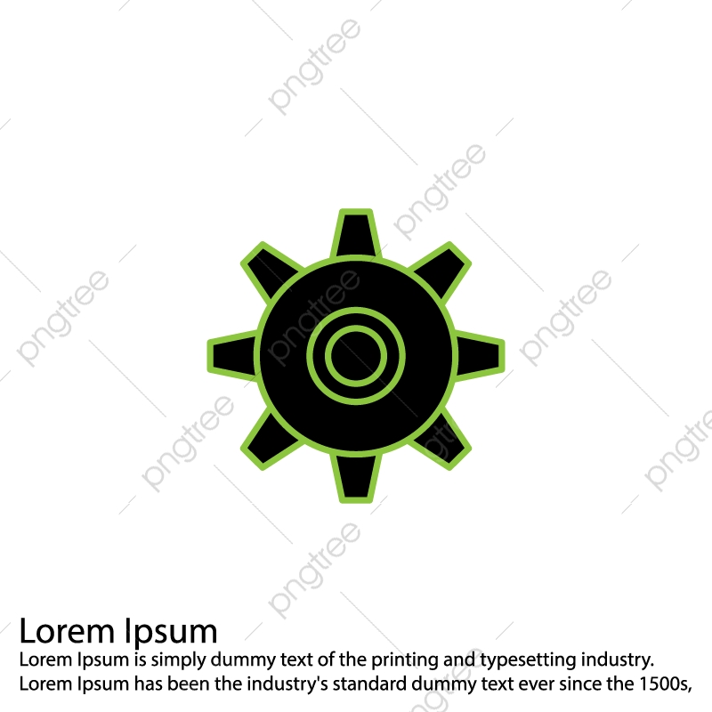 800x800 Vector Gear Icon, Gear Icon, Settings, Setup Icon Png And Vector