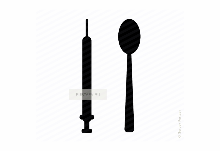 920x633 Vector Icon Of Syringe And Spoon