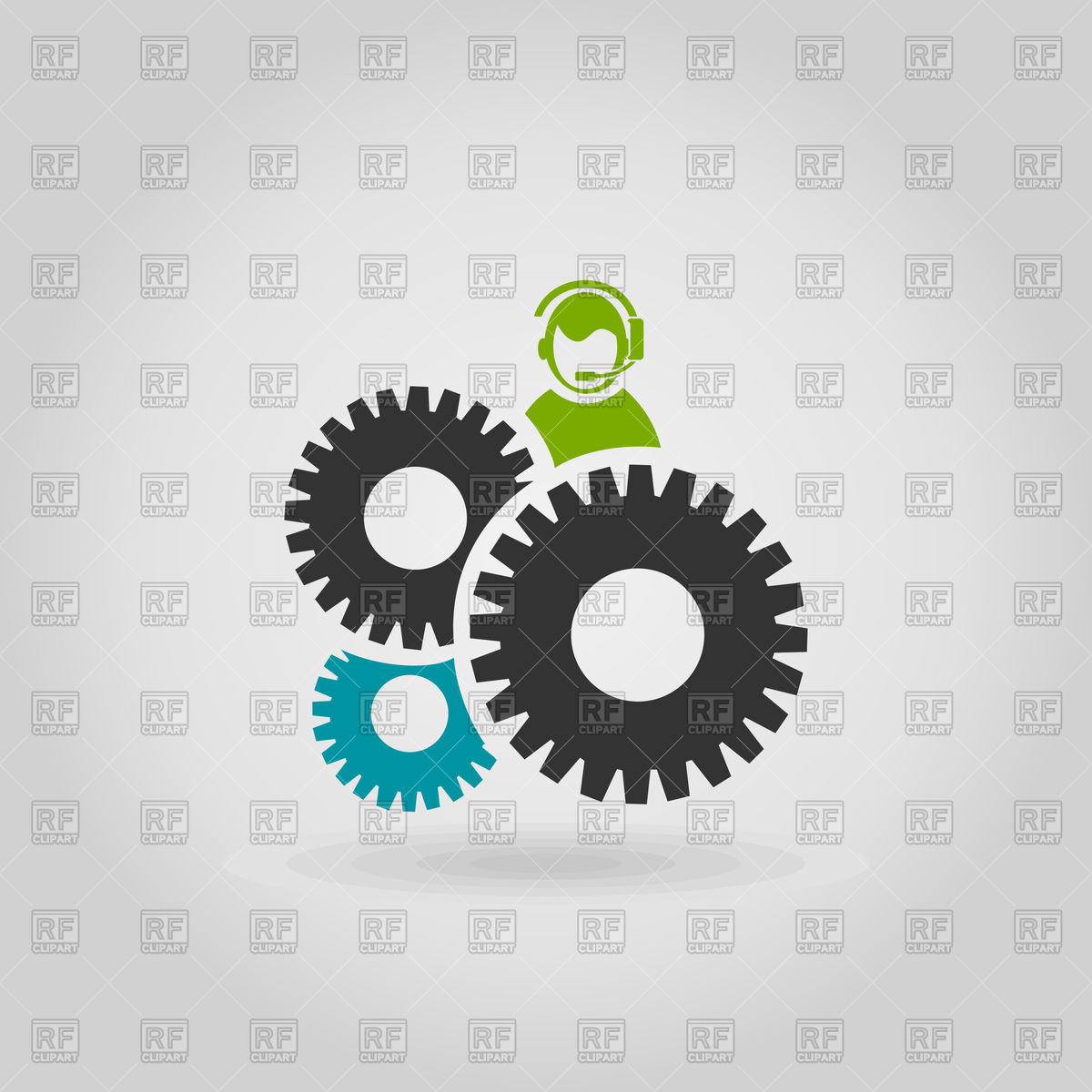 1200x1200 Gear Wheels Icon Vector Image Of Icons And Emblems