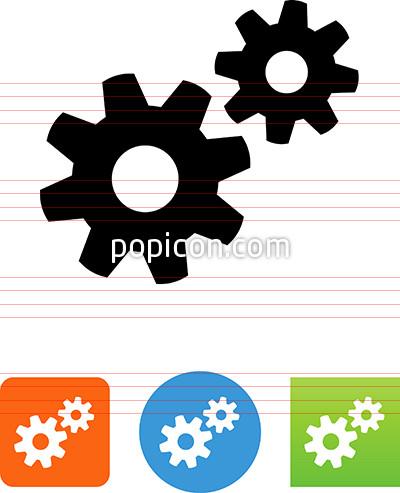 400x493 Gearwheel Icon