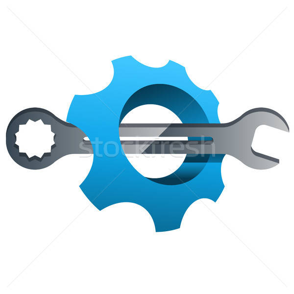 600x600 Wrench And Gear Wheel