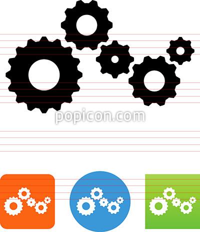 Machine Gears Icon 400x464 Machine Gears Icon