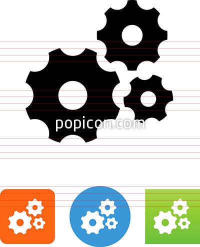 Machinery Gears Icon 400x494 Machinery Gears Icon