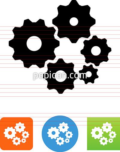 Five Gears Icon 400x508 Five Gears Icon