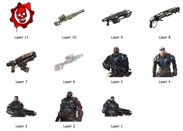 767x548 Gears Of War Icons