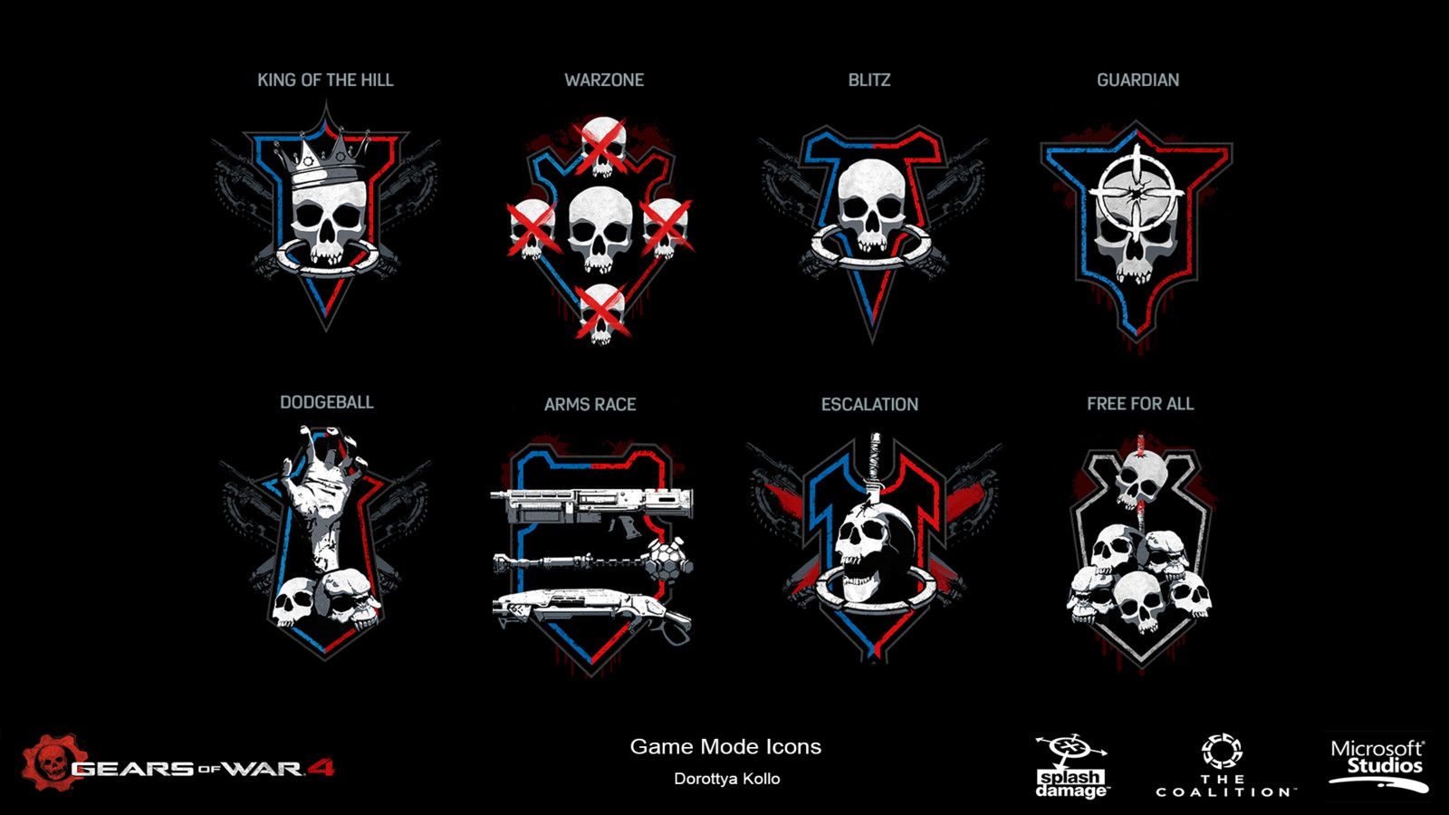 1600x900 Icon In Gears Of War, Game Icon, Games