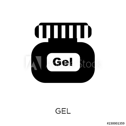 500x500 Gel Icon Gel Symbol Design From Hygiene Collection