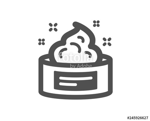 500x405 Skin Cream Icon Face Care Sign Gel Or Lotion Symbol Quality