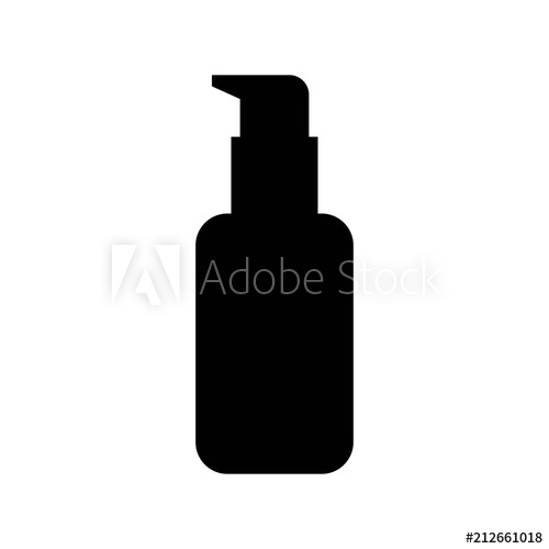 500x500 Jar Cream Gel Icon Black Isolated