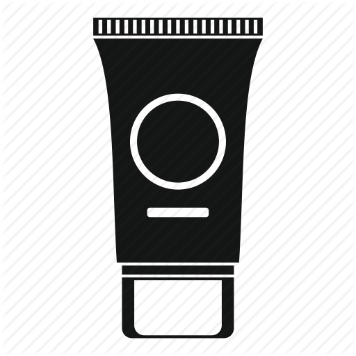 512x512 Beauty, Container, Cosmetic, Cream, Gel, Tube, White Icon