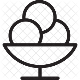 256x256 Gelato Icon Of Line Style