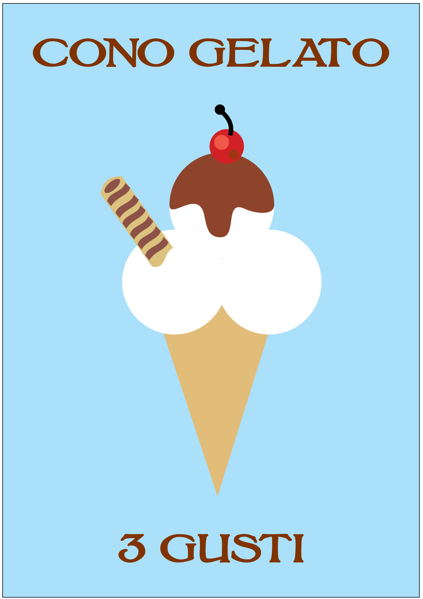 1697x2400 Cono Gelato Icons Png