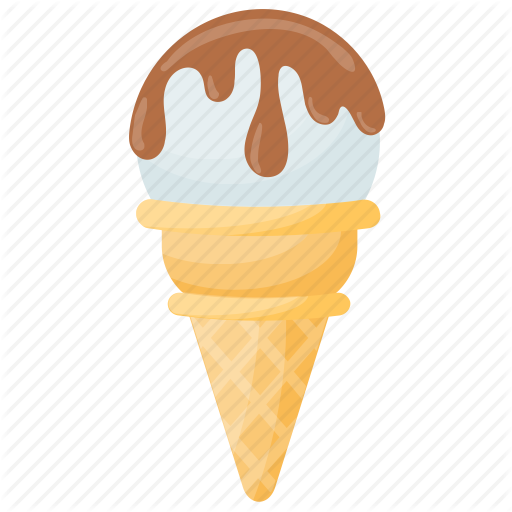 512x512 Dessert, Gelato, Ice Cream, Vanilla Cone, Vanilla Ice Cream Icon