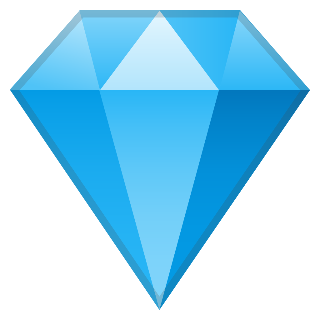 1024x1024 Gem Stone Icon Noto Emoji Clothing Objects Iconset Google