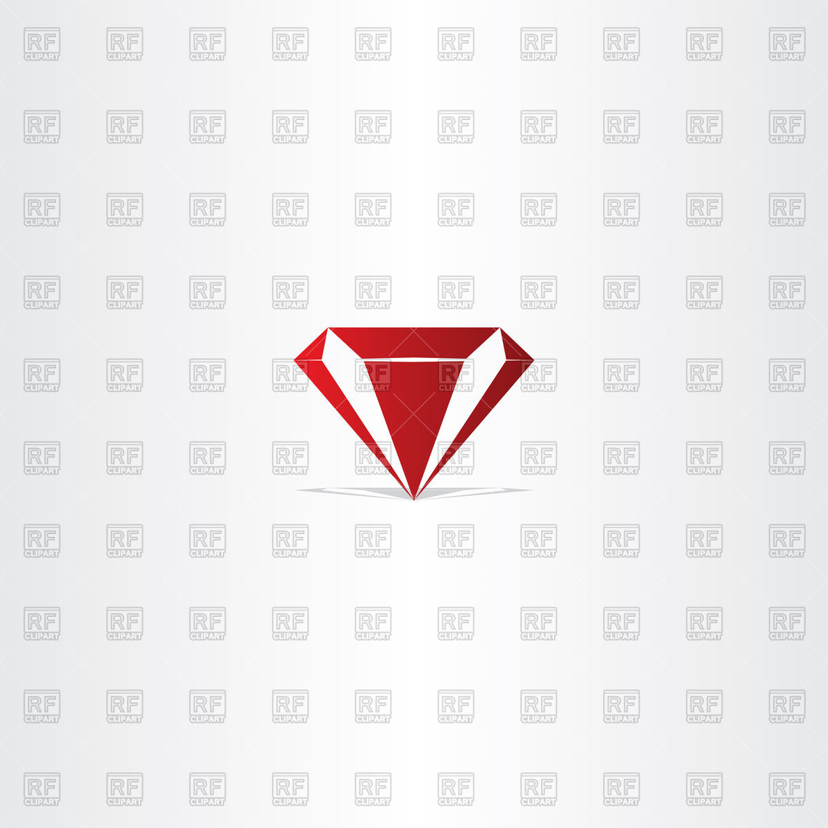 1200x1200 Red Diamond Gem Icon Vector Image Of Icons And Emblems