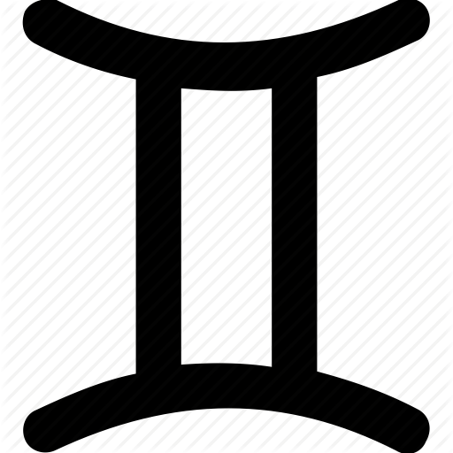 512x512 Astrology, Gemini, Horoscope, Symbolism, Zodiac Icon