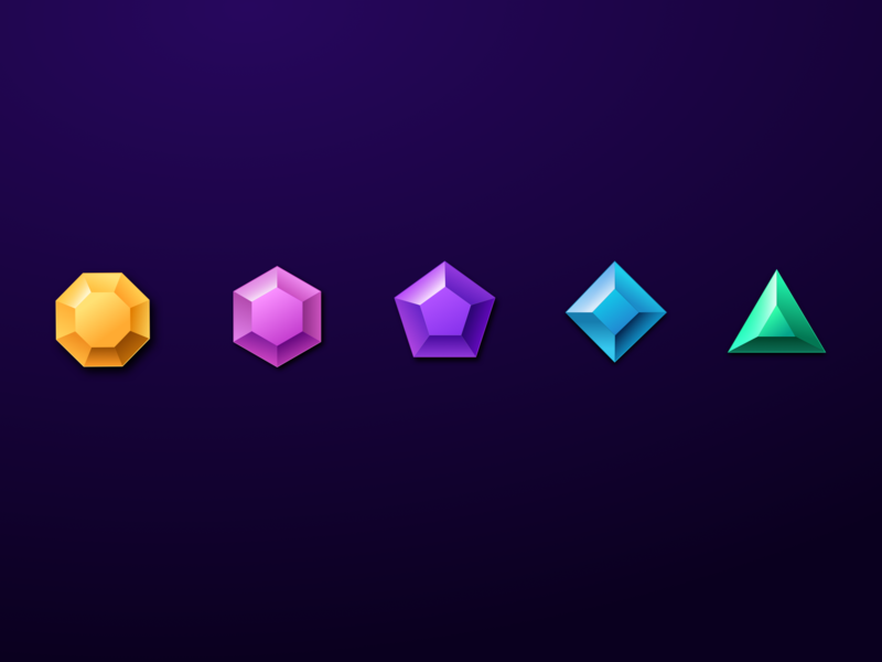 800x600 Gem Icons