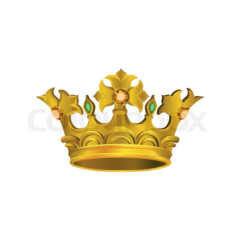 800x800 Realistic Icon Of Medieval Golden Stock Vector Colourbox
