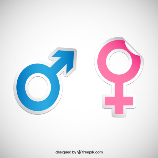 626x625 Gender Icon Stickers Vector Free Download