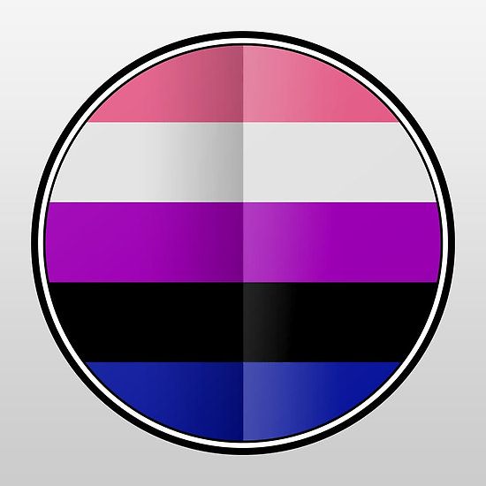 550x550 Gender Fluid Circle Icon