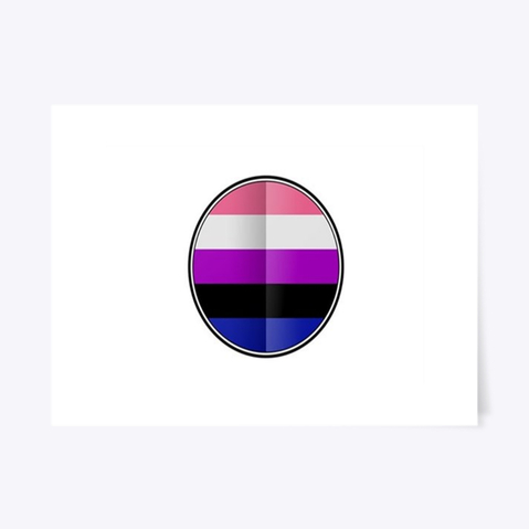 479x479 Gender Fluid Circle Icon Posters Products From Lgbt Pride Store