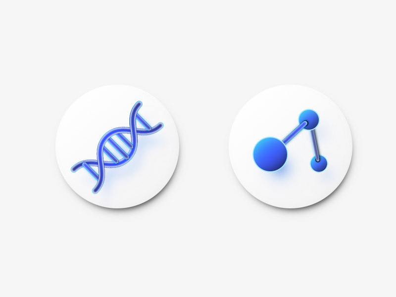 800x600 Gene Molecule Icon