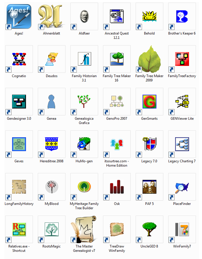 700x900 Vista Genealogy Icons