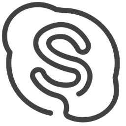 256x256 Skype, Social Media Icon