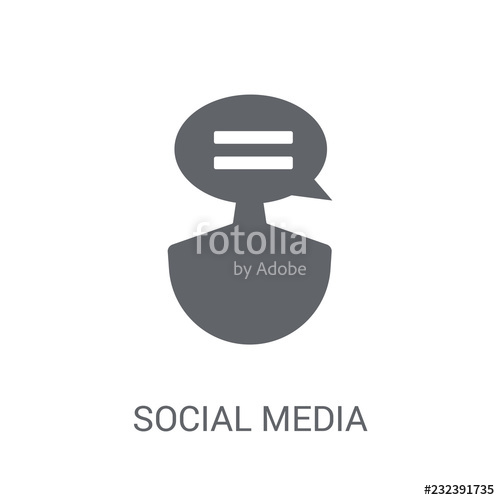 500x500 Social Media Specialist Icon Trendy Social Media Specialist Logo