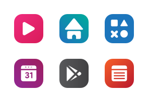 294x203 Flat Icons