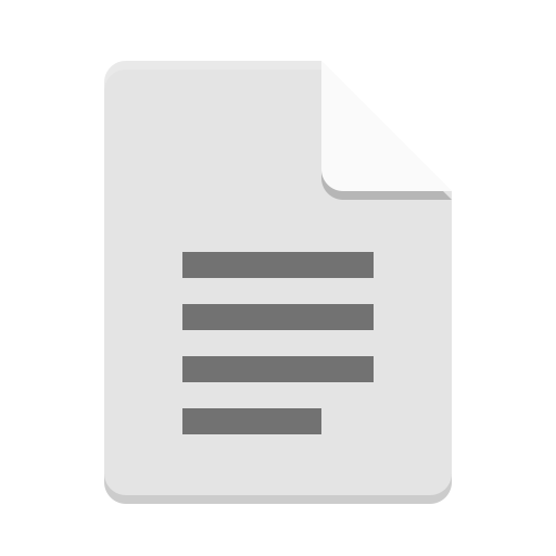 512x512 Text X Generic Icon Papirus Mimetypes Iconset Papirus