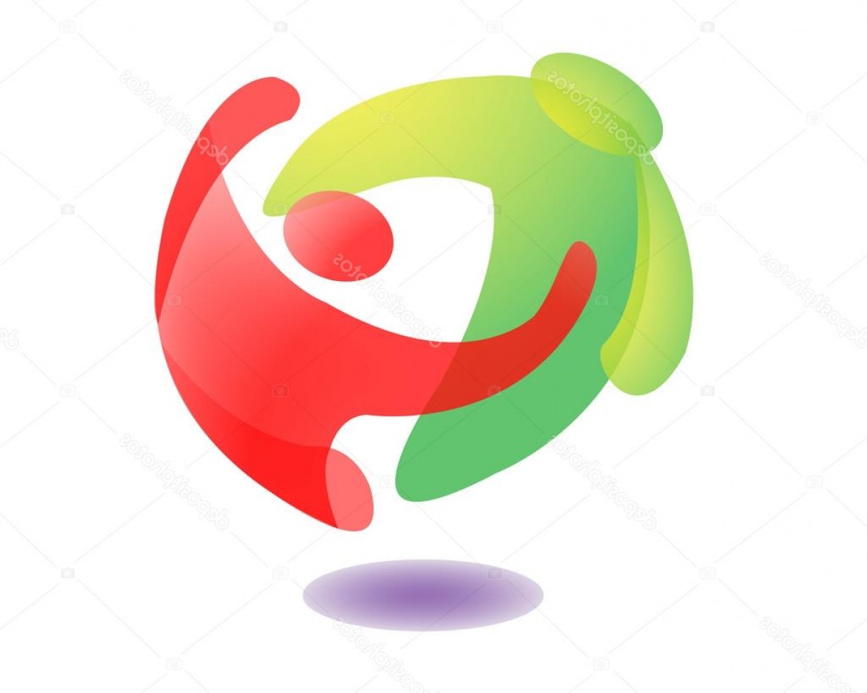 1228x982 Stock Illustration People Hug Logo Icon Soidergi