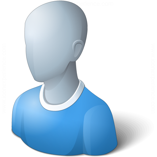 512x512 Iconexperience V Collection User Generic Blue Icon