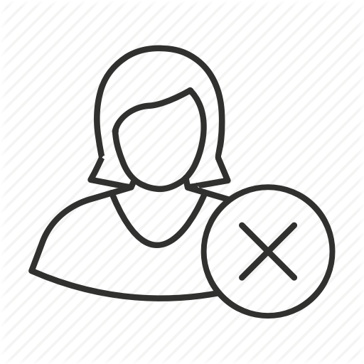 512x512 Avatar, Delete User, Female Avatar, Female User, User Icon