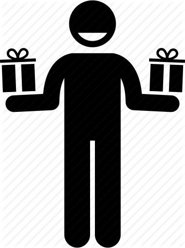 382x512 Generosity, Generous, Gift, Man, Present Icon