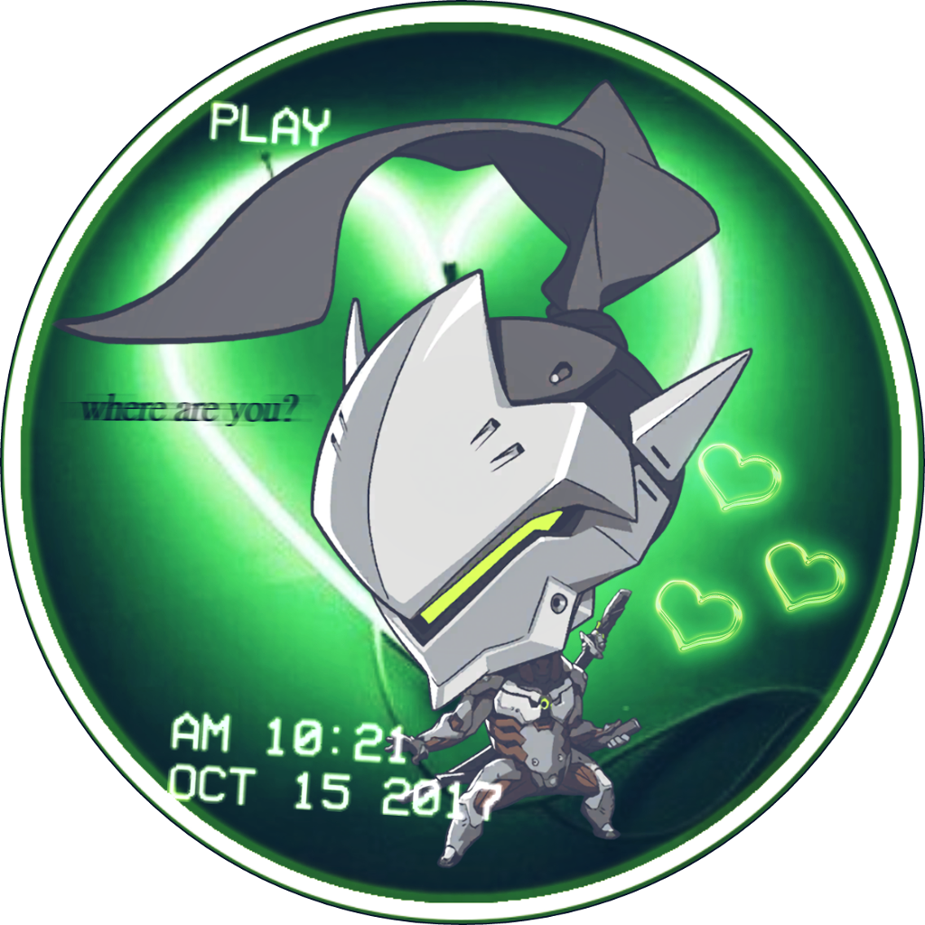 1024x1024 Hd Overwatch Genji Icon Ninja Overwatchicon