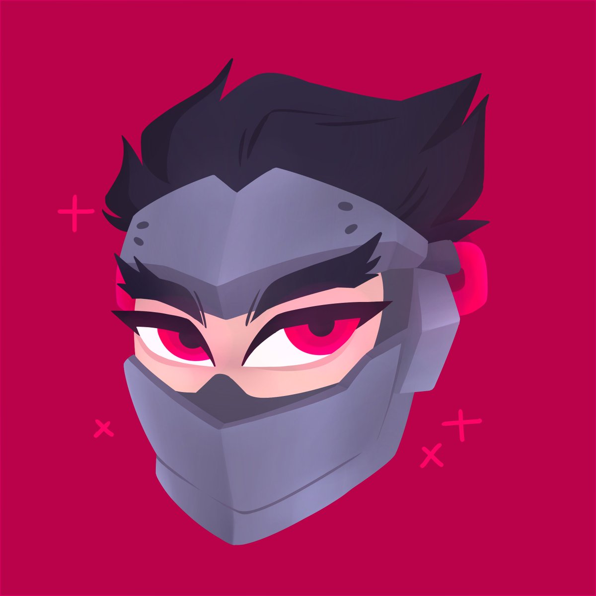 1200x1200 Ross Working On Commissions On Twitter Blackwatch Genji Icon