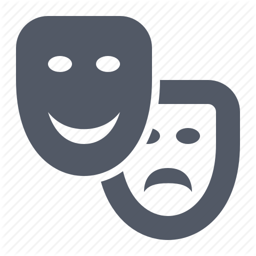512x512 Comedy, Drama, Entertainment, Genre, Happy, Mask, Sad, Theater Icon